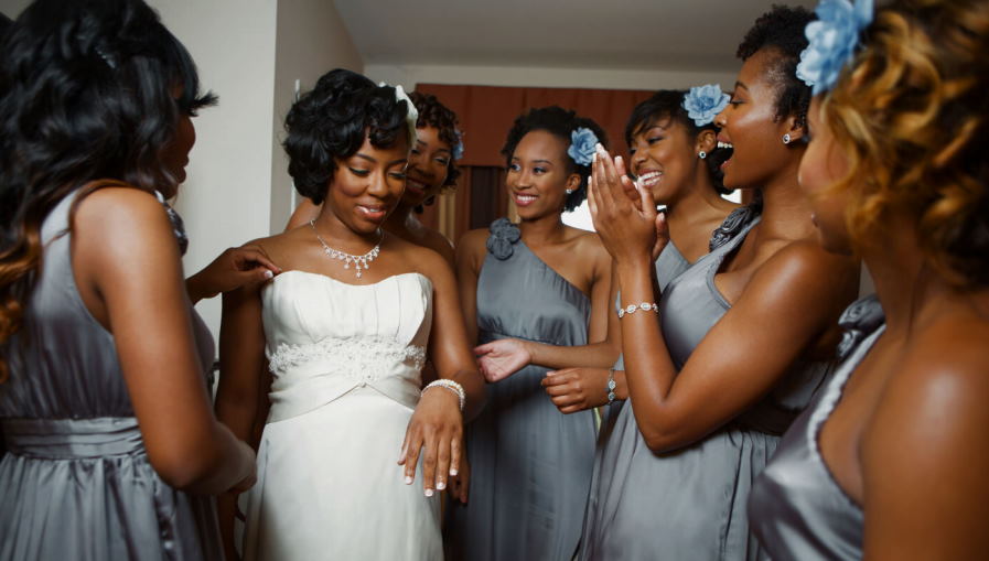 hairstyles for African American Bridesmaids